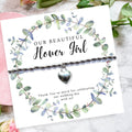 Flower Girl Heart Bracelet & Eucalyptus Thank You Gift Card