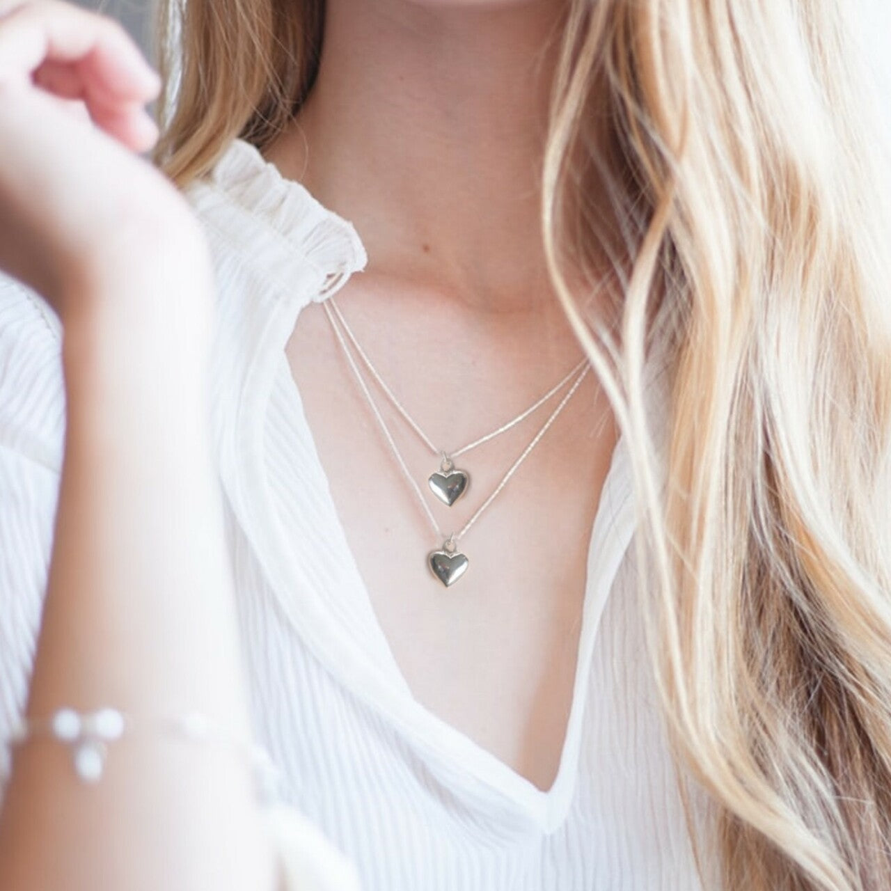 Maid of Honour Heart Necklace & Thank You Gift Card