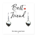 Best Friend Earrings & Card Gift