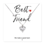 Best Friend Necklace & Card Gift | Sister, Mum