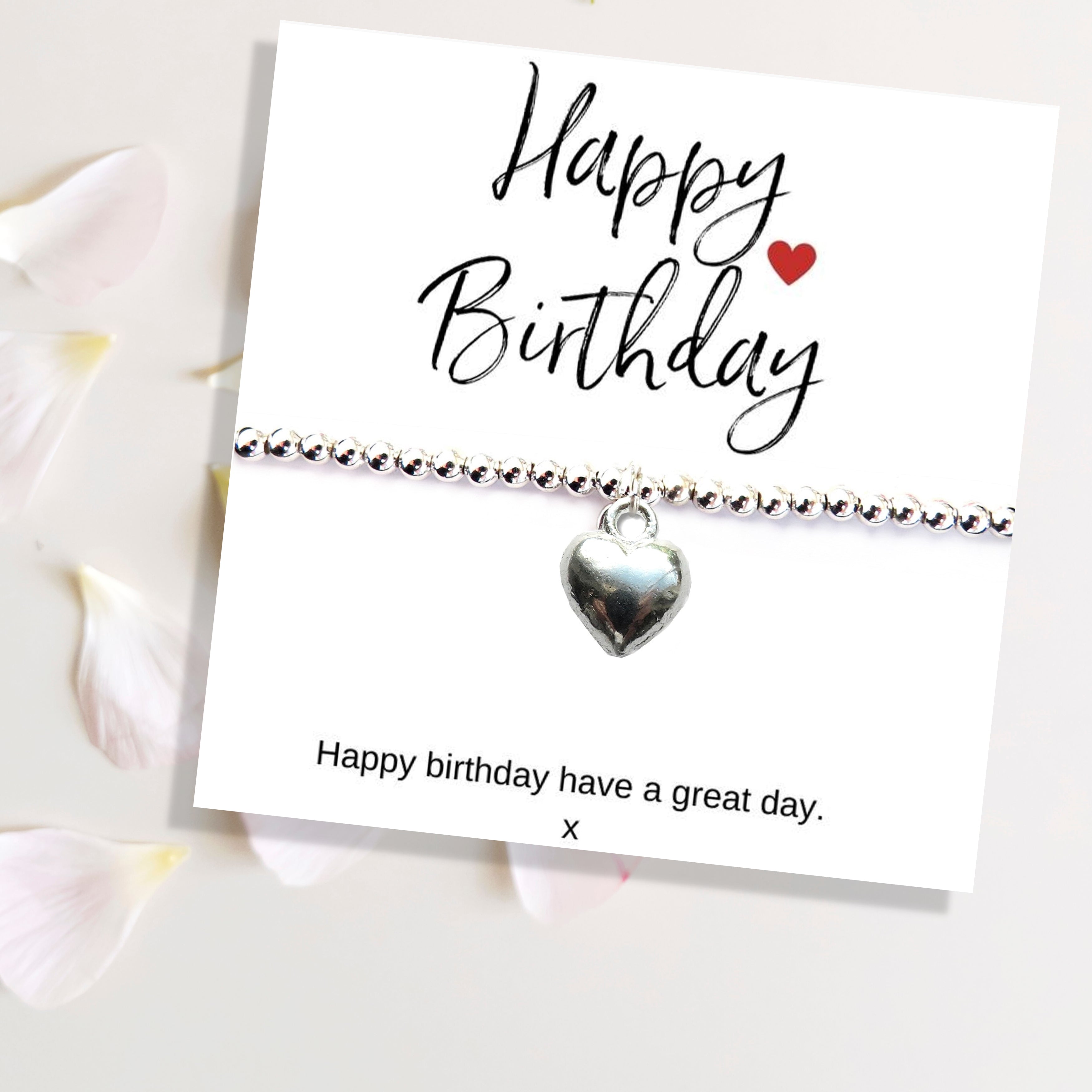 Small Happy Birthday Gift Hamper | Bracelet, Chocolates & Candle