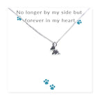 No Longer By My Side - Dog Necklace & Gift Card