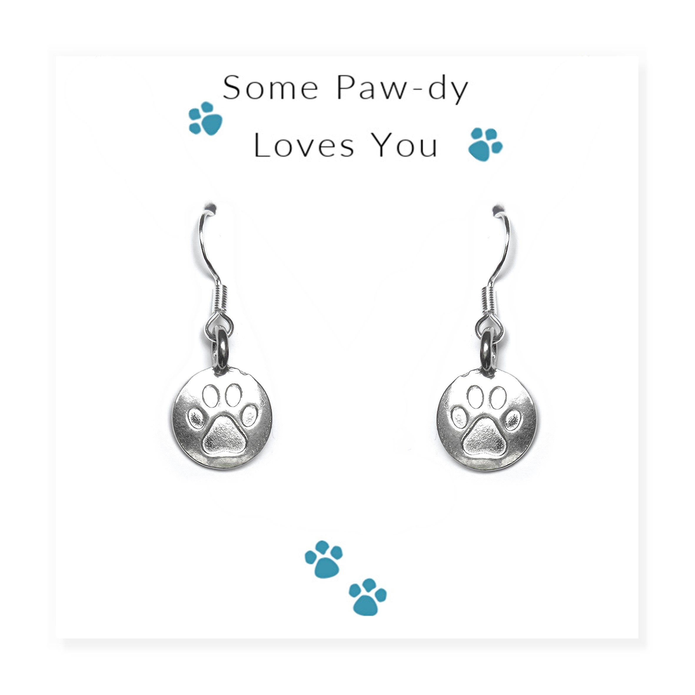 Some Paw-dy Loves You - Earrings & Gift Card