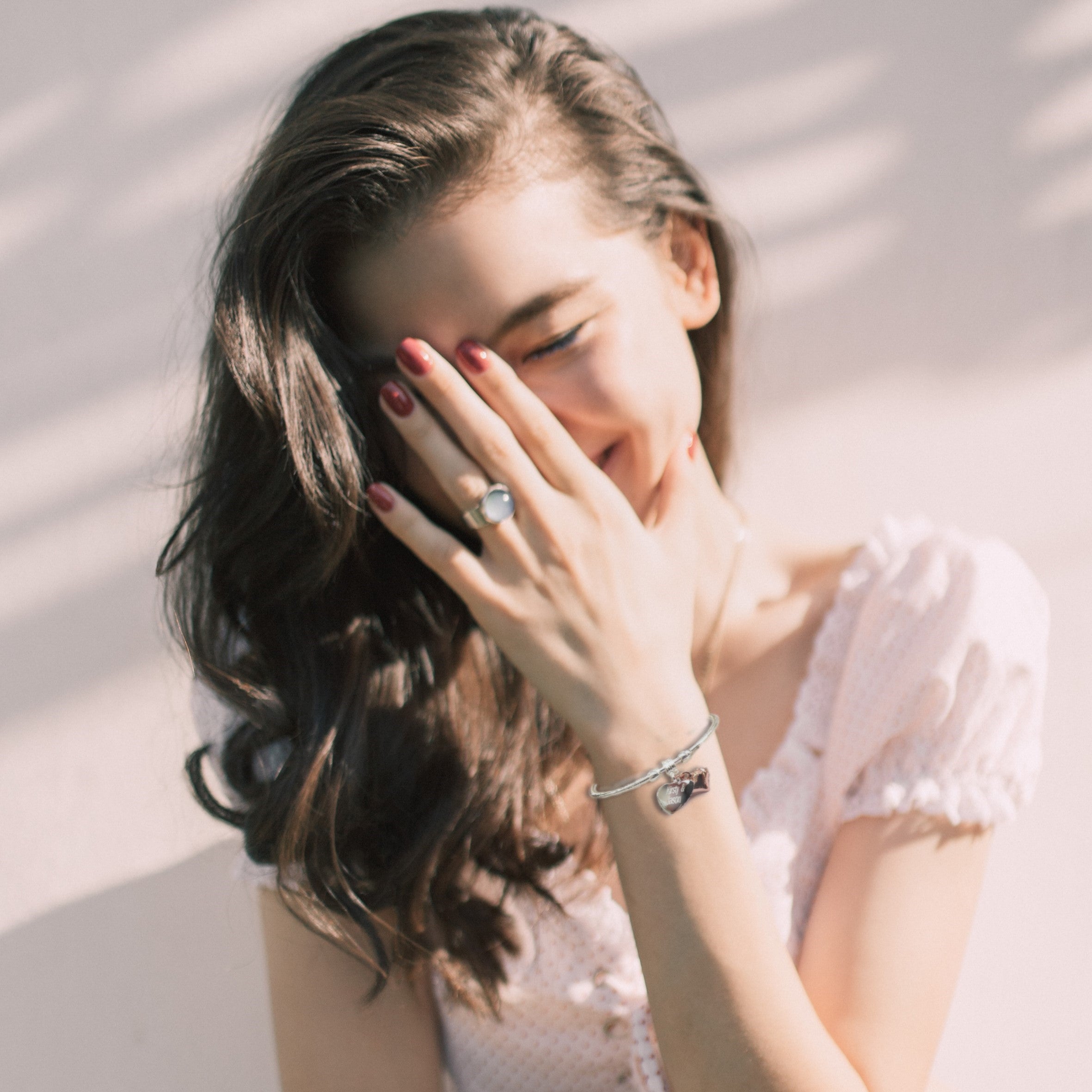 Personalised Heart & Charm Bangle
