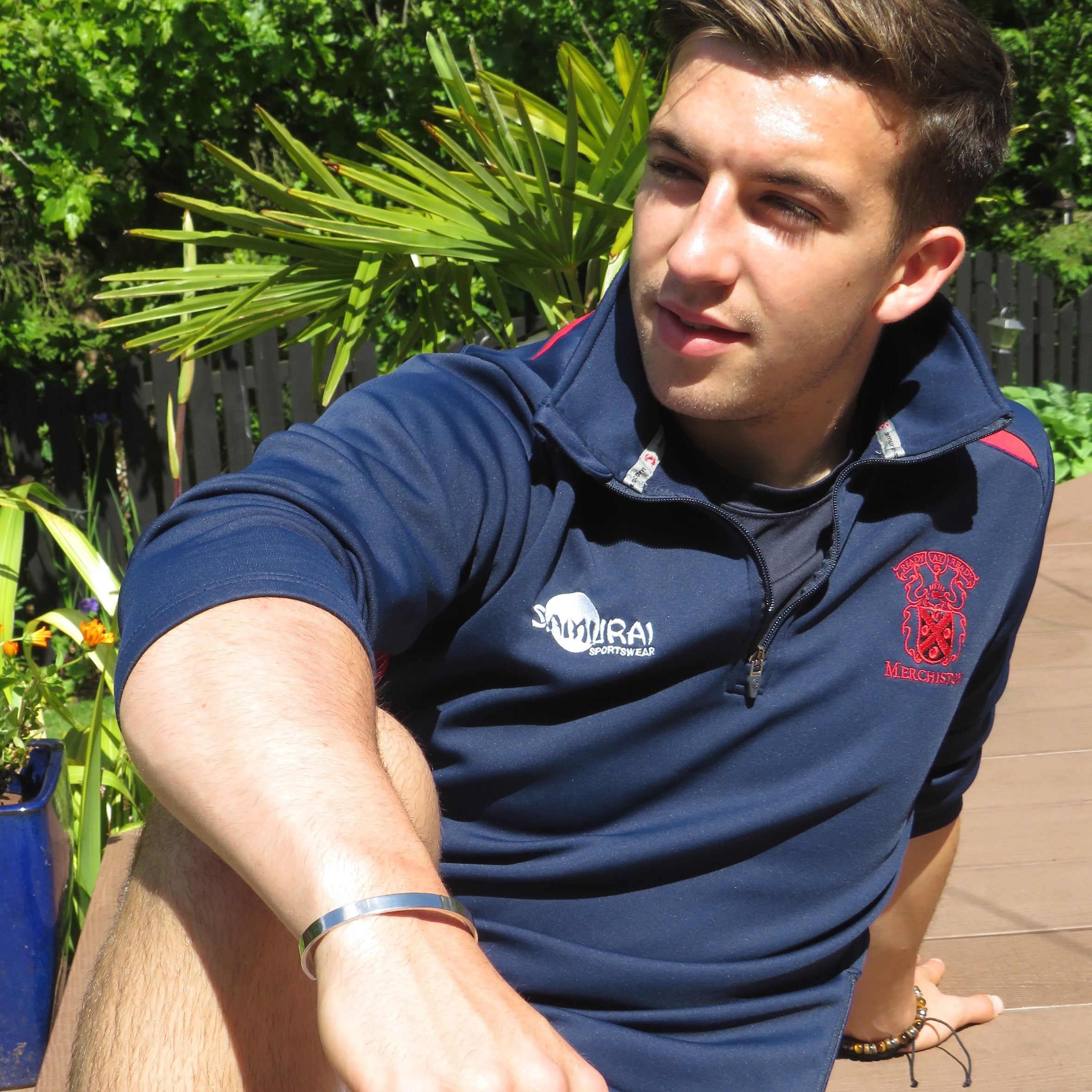 Men's Silver Bangle - Hypoallergenic