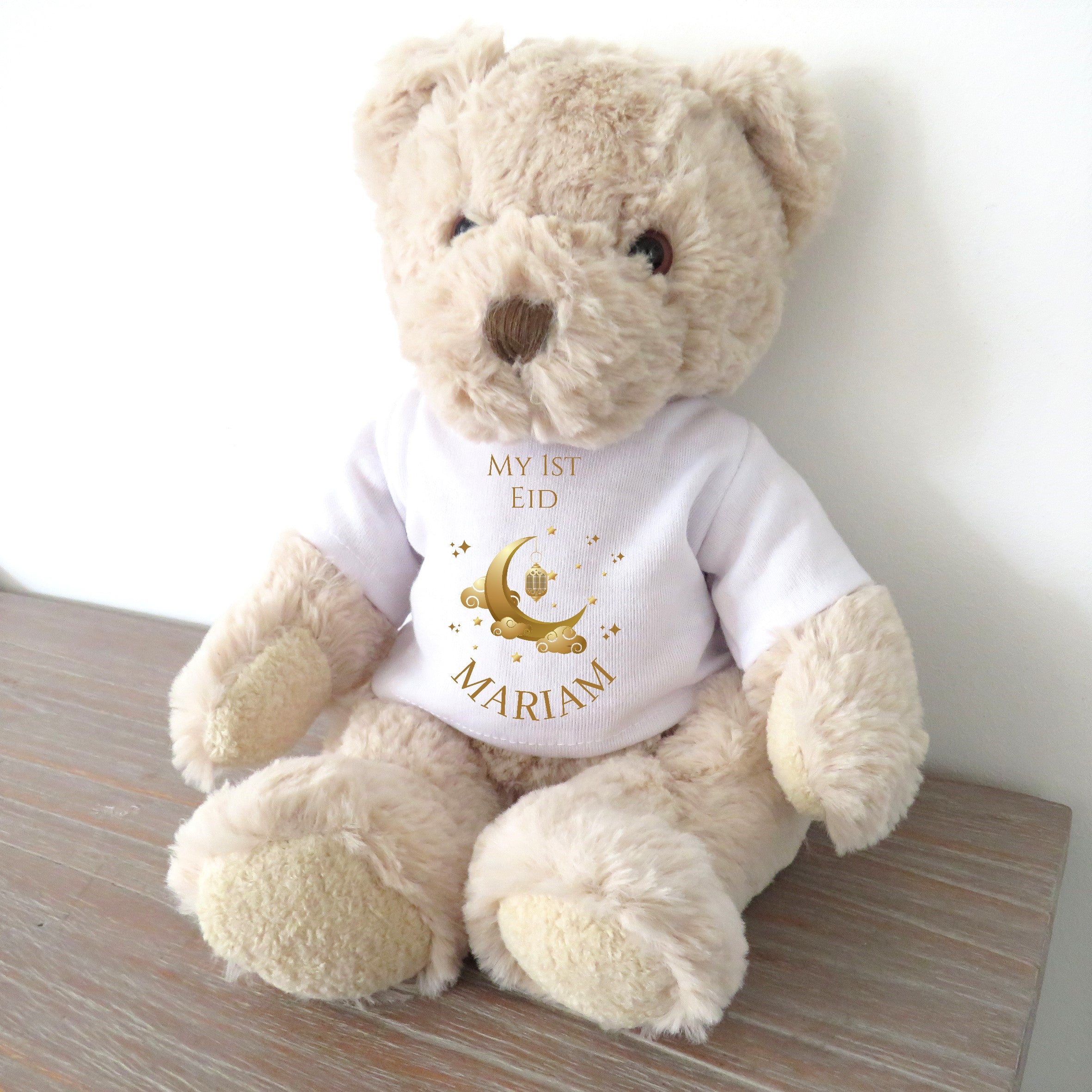 Personalised Luxury Teddy Bear My 1st Eid Shirt