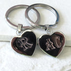 Algerian Heart Keyring with Initials