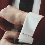 Personalised Clarendon Bar Cufflinks - Wedding