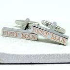 Personalised Clarendon Bar Cufflinks