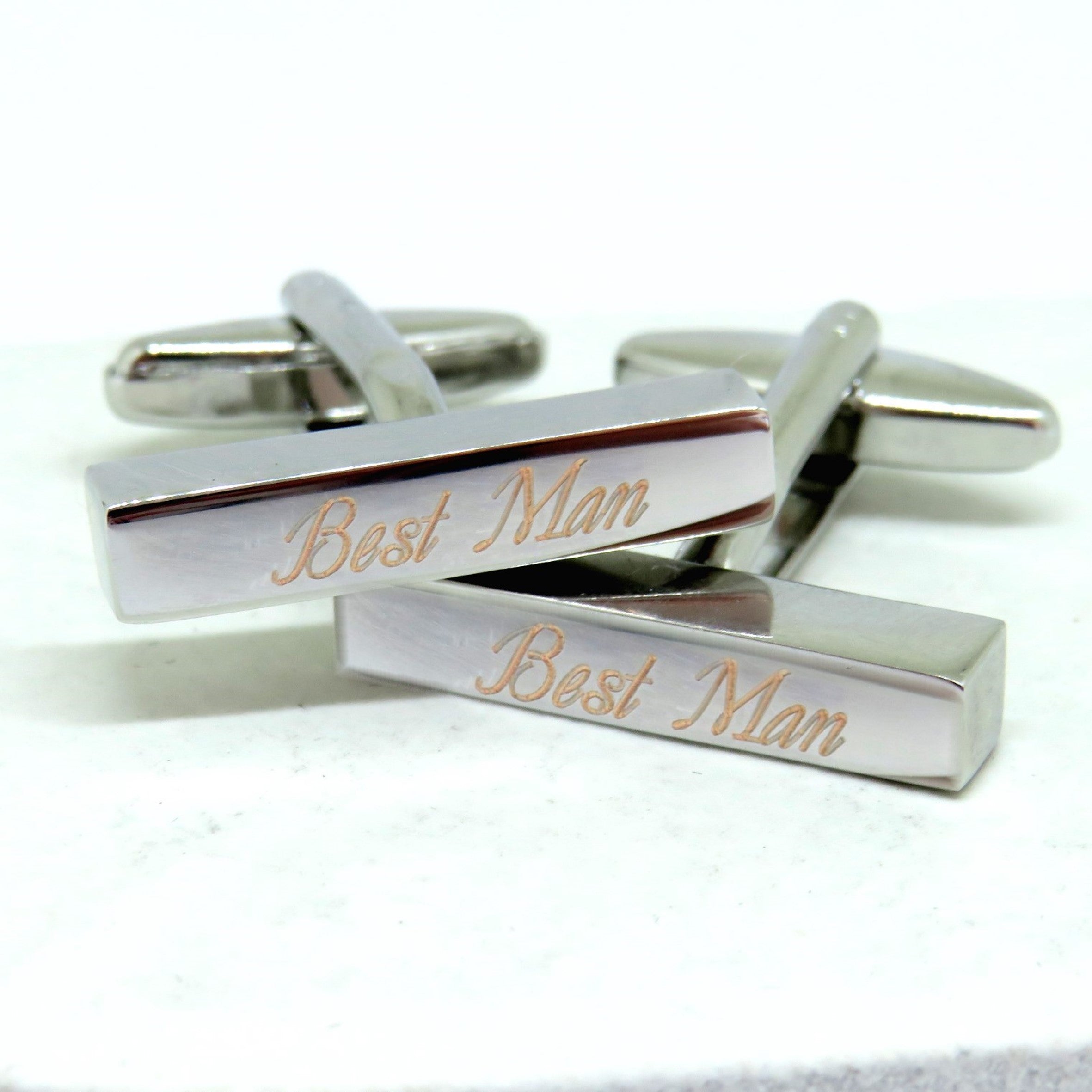 Personalised Deco Bar Cufflinks