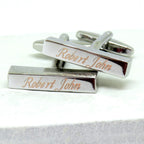 Personalised Deco Bar Cufflinks