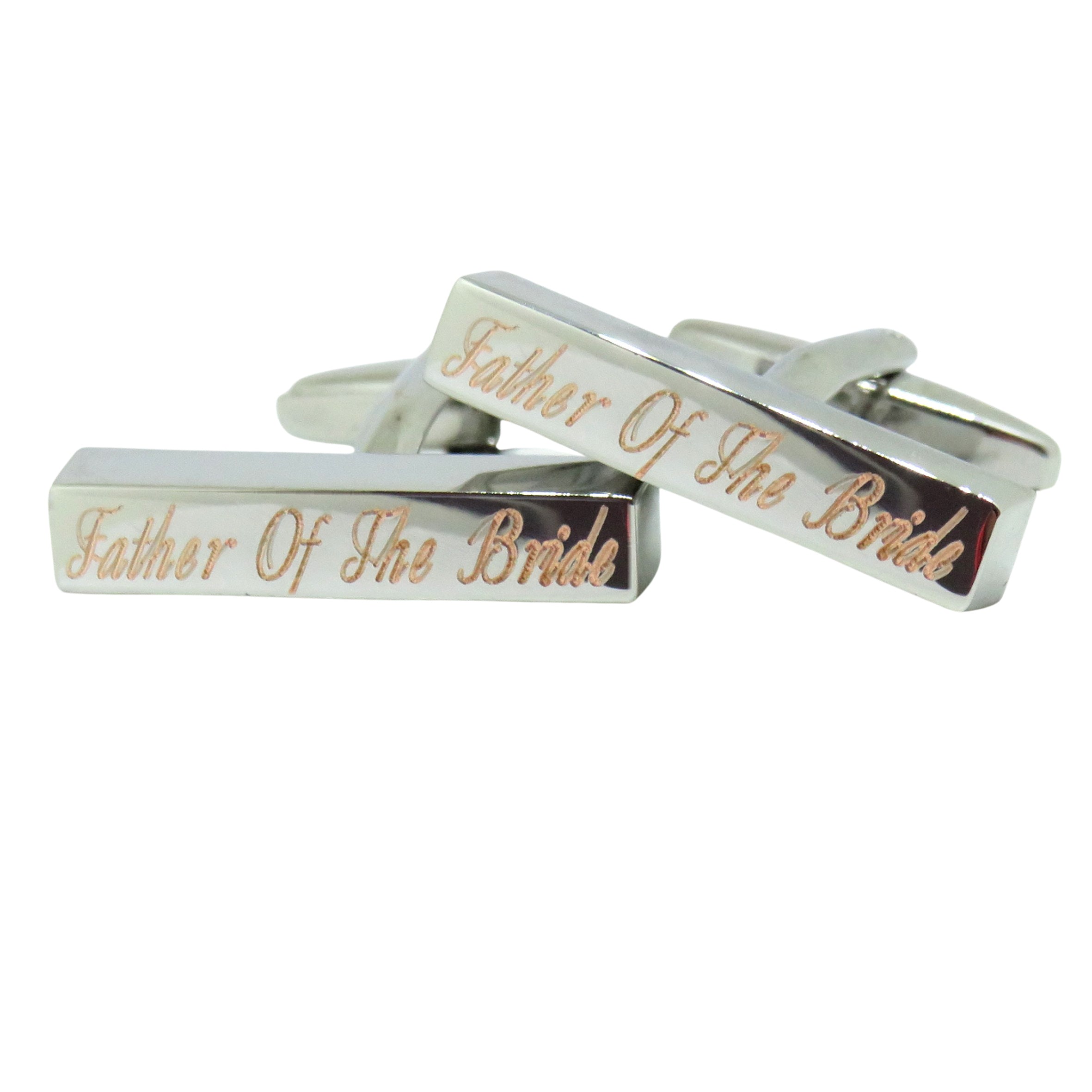 Personalised Deco Bar Cufflinks