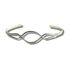 Hope Silver Bangle