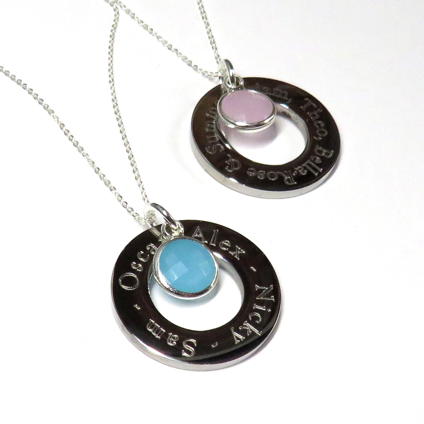 Personalised Infinity Birthstone Necklace