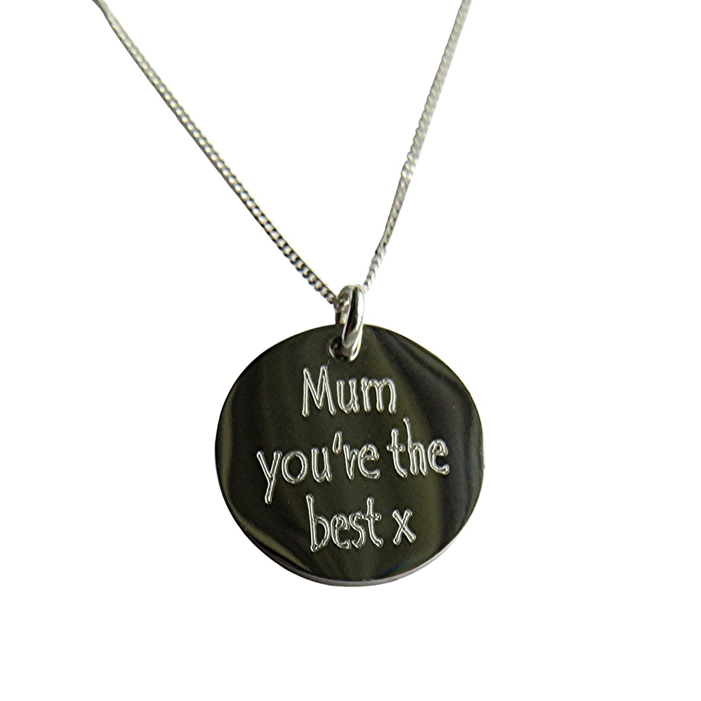 Simple Engraved Necklace With Your Words