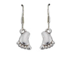 Baby Foot Drop Earrings - Baby Shower Gift