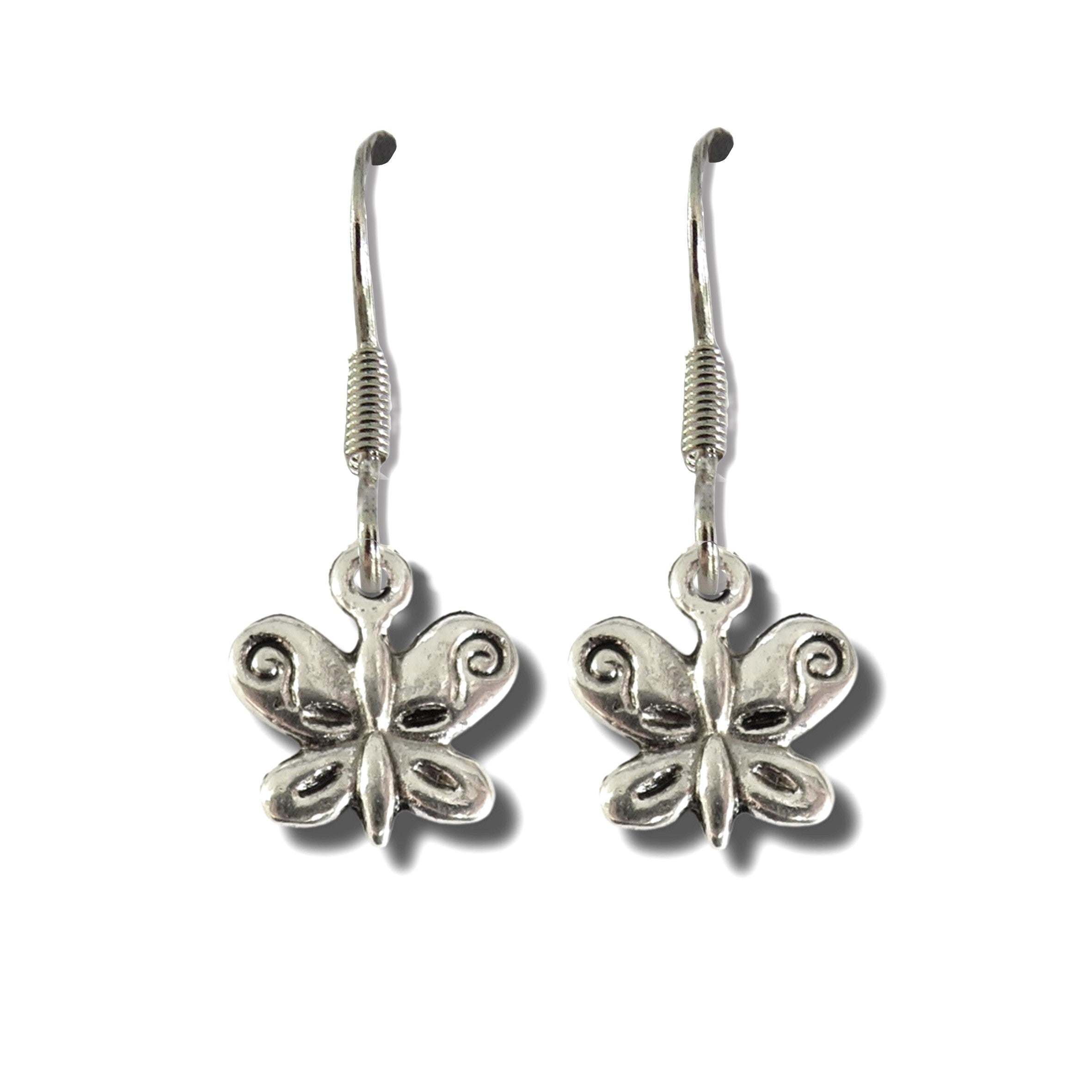 Butterfly Drop Earrings - Women's Fashion Accessory