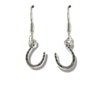 Horseshoe Drop Earrings - Women's Earrings