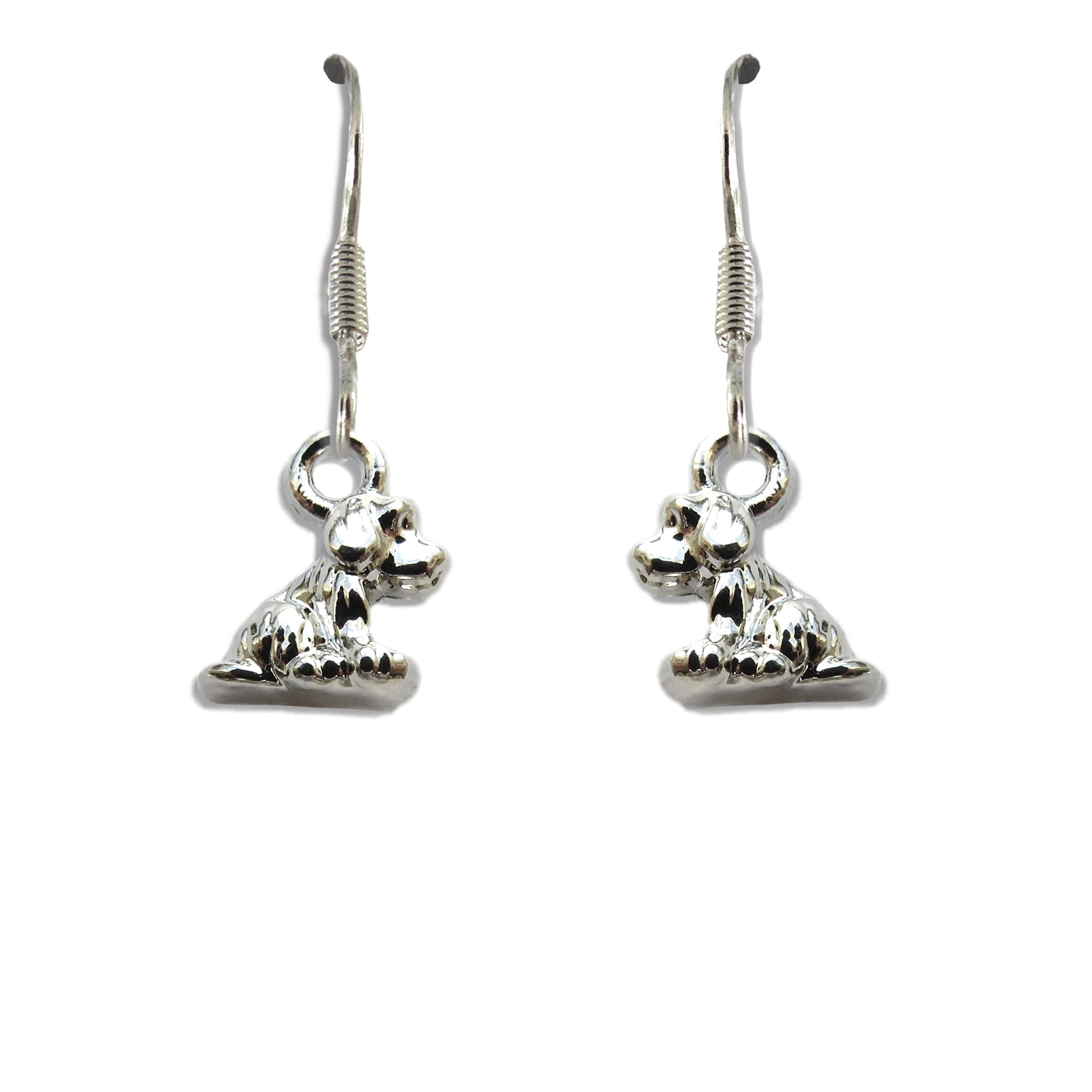 Little Dog Drop Earrings for Women, Kids and Teens
