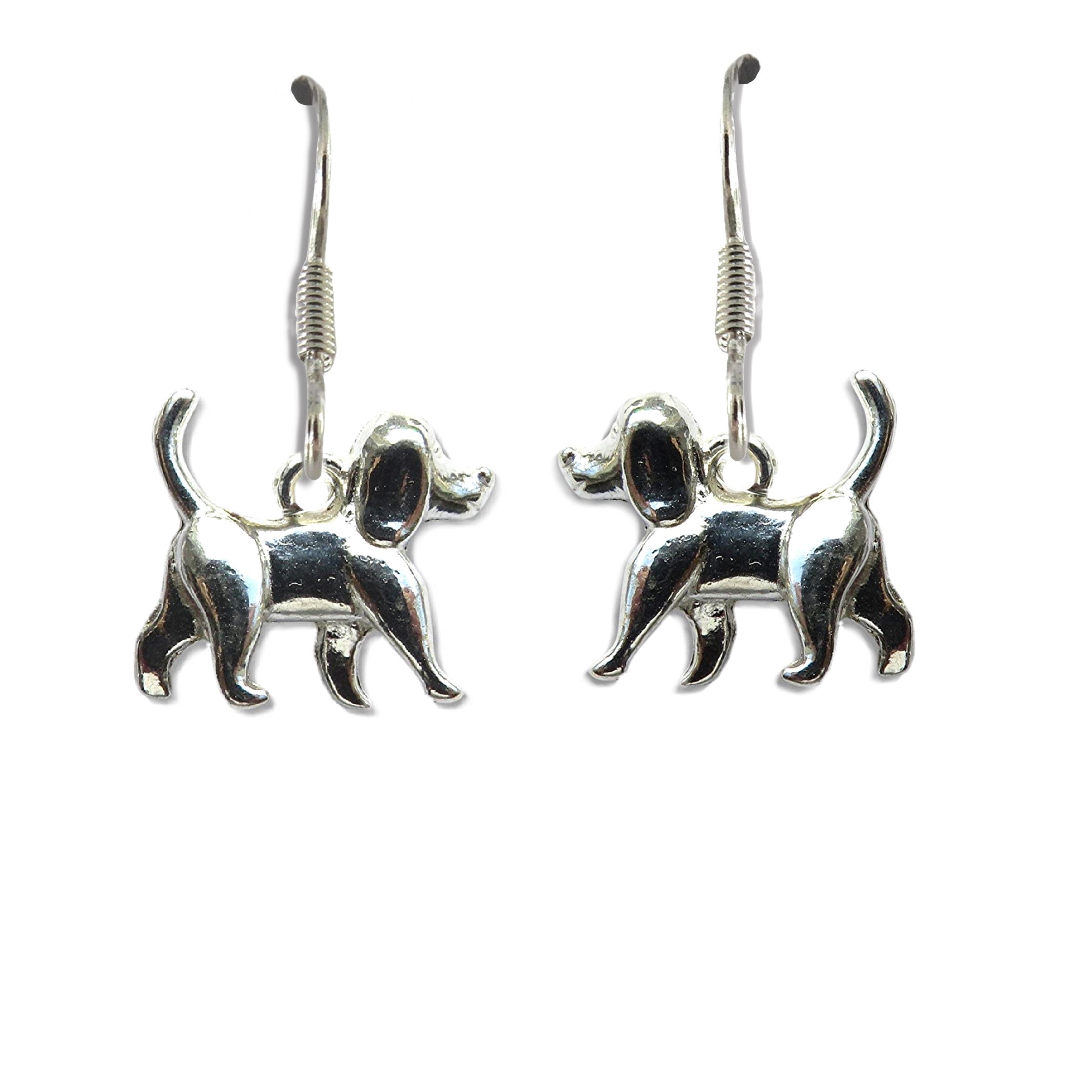 Walking Dog Drop Earrings - Perfect for Everyday Wear