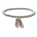 Childs Ballet Shoes Beaded Bracelet