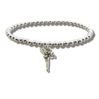 Silver Fairy Beaded Bracelet