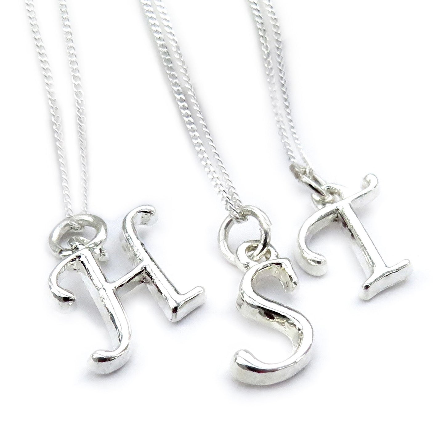 Personalised Silver Initial Necklace
