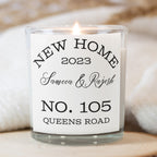 Personalised New Home Candle Gift Set | Keepsake for Couples, Friends