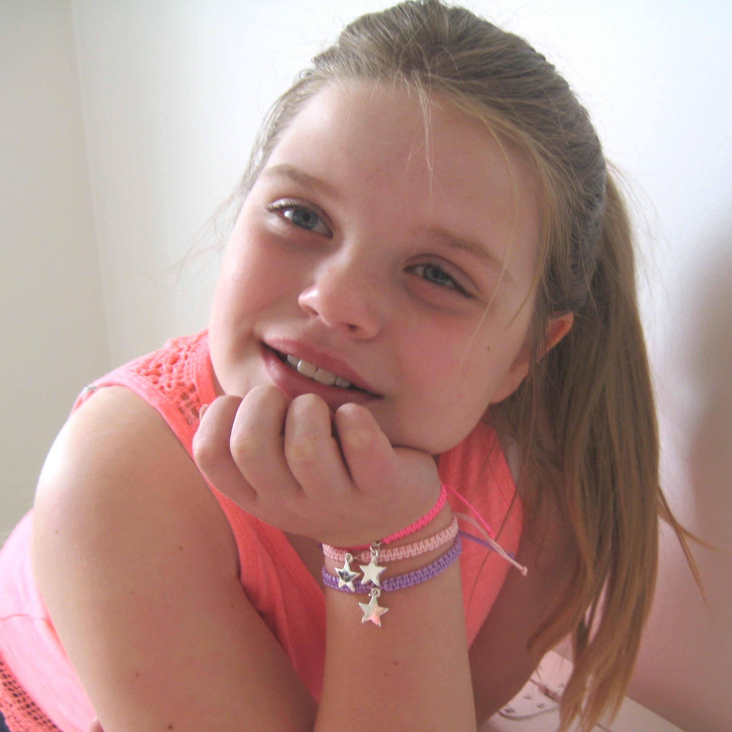 Personalised Star Charm Friendship Bracelet