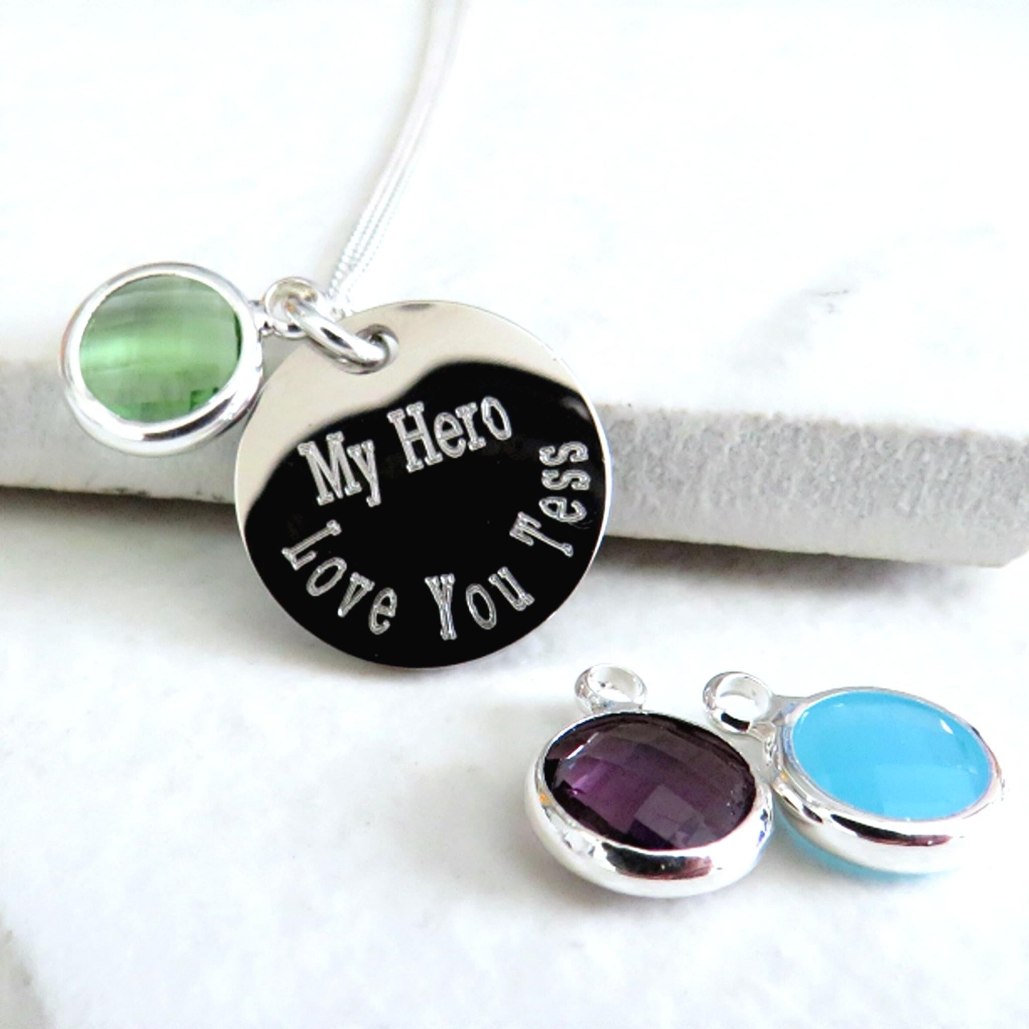 Personalised Birthstone Duchess Necklace