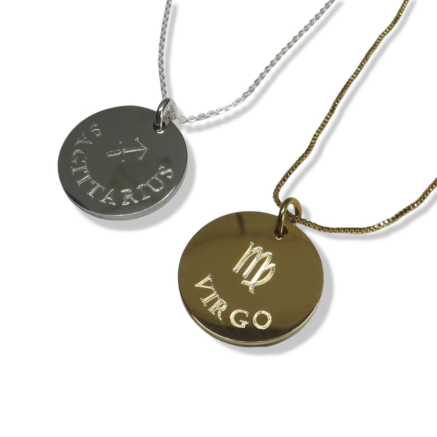 Personalised Zodiac Sign & Name Necklace